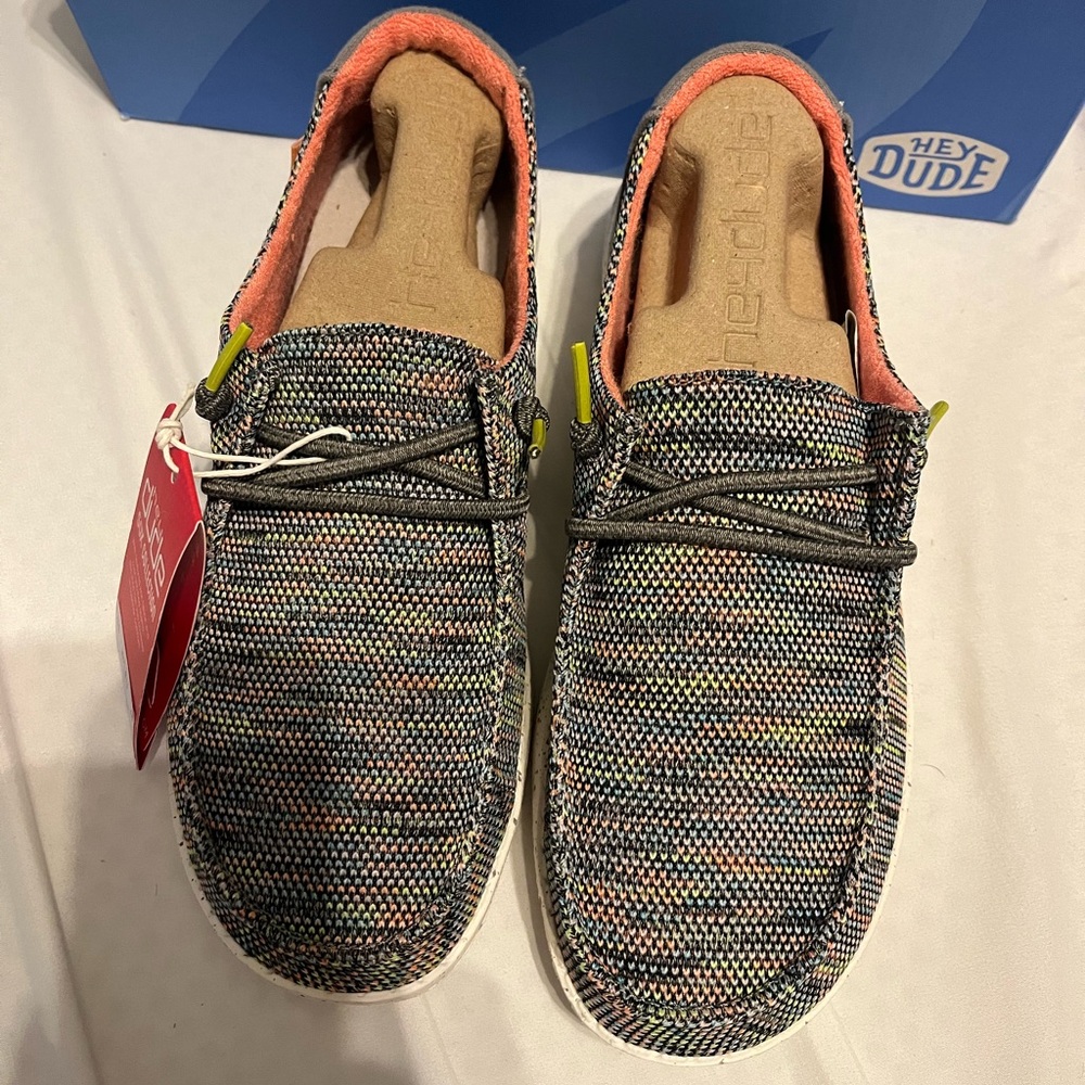 Hey Dude Colorful Woven Slip-Ons